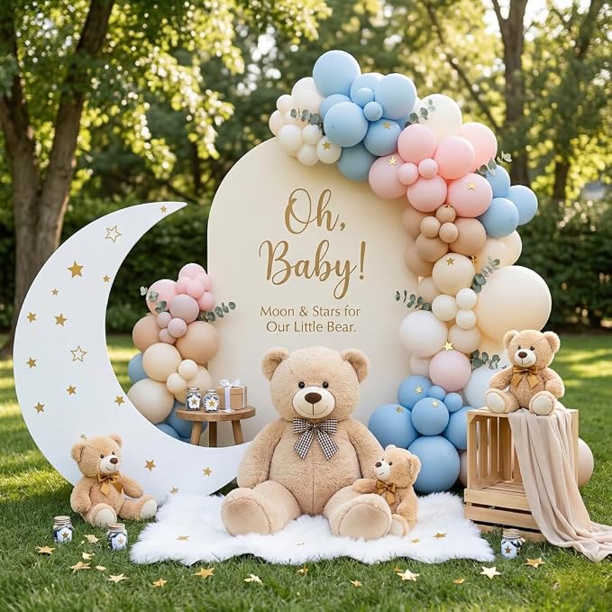 MaoGoLan Bulk Teddy Bear Baby Shower, 12 Packs Small Teddy Bear Stuffed Animals in Bulk,13.5" Small Stuffed Bears Plush for Wedding,Birthday,Christmas, Party Decorations