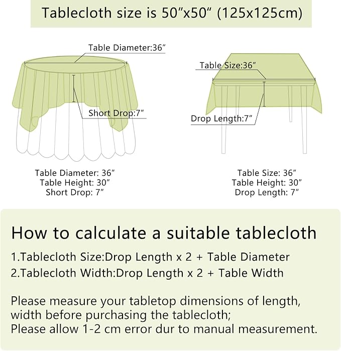 B-COOL Sequin Tablecloth Party Decoration Glitter Fabric: Sparkly Emerald Green 50x50 Inch Kitchen Linen for Square Head Centerpeices Party Decorations Christmas Decor