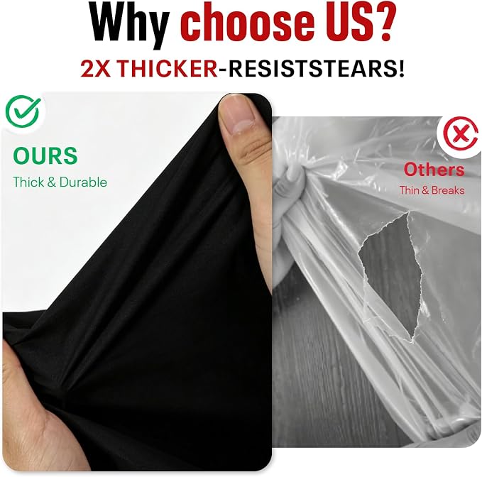 54IN X 600FT Plastic Table Cover Roll, Plastic Table Cloths for Parties, Birthday, Weddings, Banquet,Disposable Tablecloth Roll for All Shape Tables,Party Supplies. (Black, 54 Inch X 600 Feet)