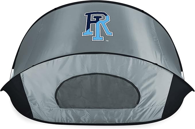 PICNIC TIME NCAA Georgia Tech Yellow Jackets Manta Portable Beach Tent, Pop Up Tent, Beach Sun Shelter Pop Up, (Gray with Black Accents)