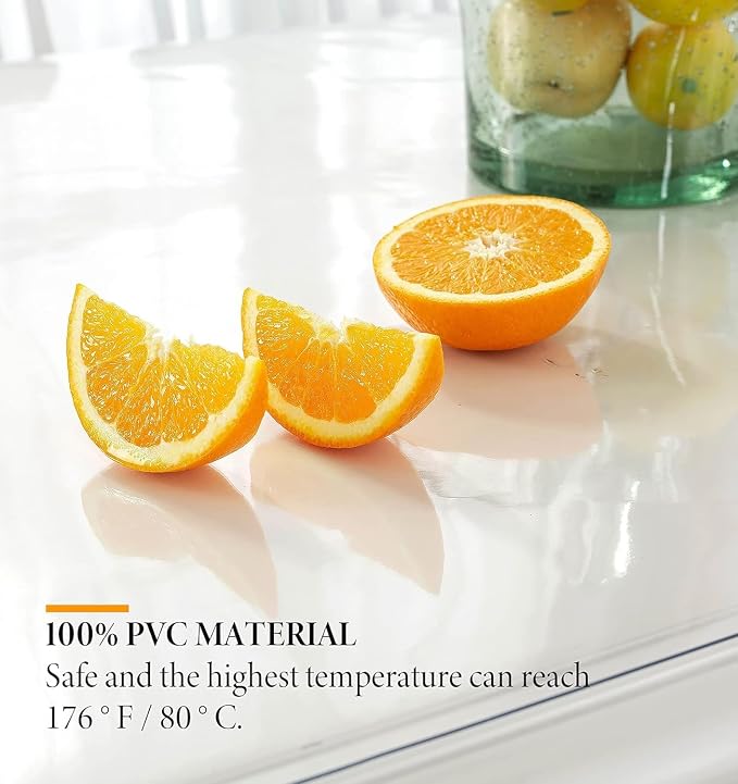 Deep Dream 1.5mm Clear Desk Cover Protector, 42×89 Inch Clear Table Cover, Desk Mat, Tablecloth Protector Rectangle, Table Protector for Dining Room Table