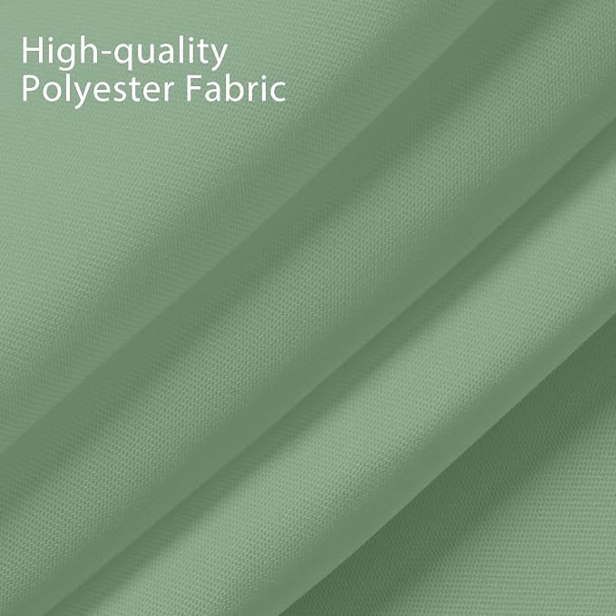 Fixwal 6 Pack Sage Green 70 x 120 Inch Rectangle Tablecloths, Reusable Washable Polyester Table Covers, Stain and Wrinkle Resistant for 6-8 Ft Tables, Wedding, Baby Shower