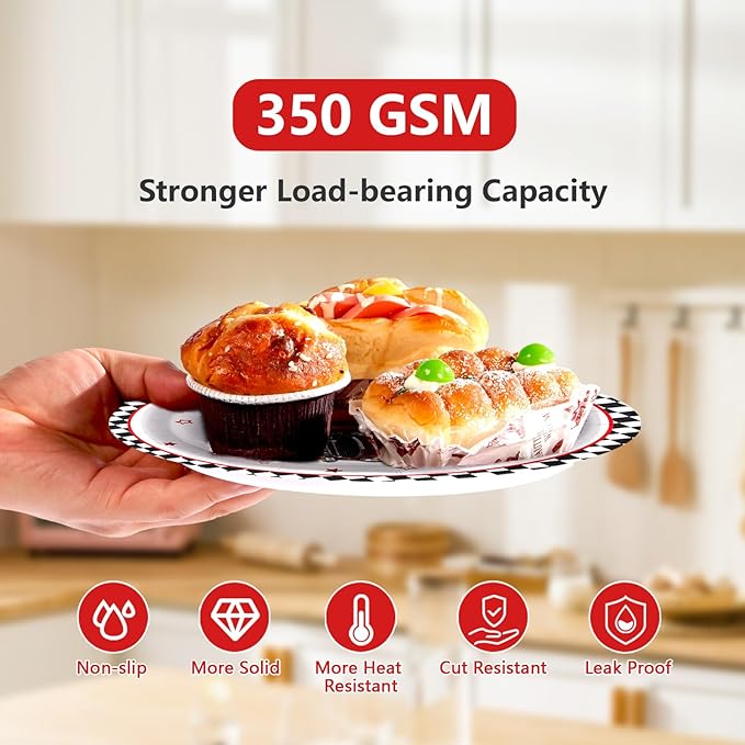 96Pcs Classic Car Birthday Party Decorations I am Not Old I am Classic Birthday Plates and Napkins Sets Vintage Red Car and Star Decorations for Men Vintage Cars Father's Day Party Supplies Serves 24