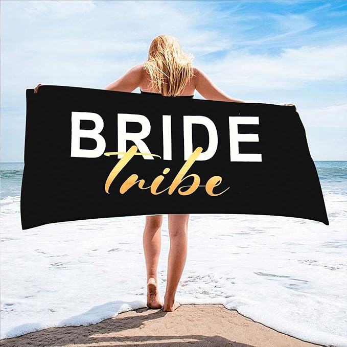 10 Pcs Bachelorette Party Favor Kit,Bachelorette Gifts for Bride,Bride Beach Towels& Bachelorette Inflatable Swim Float,Bridal Shower Decor Ring Pool Float Heart Sunglasses Bulk Bride to Be Sash