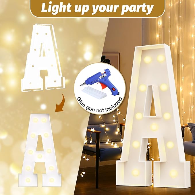 Ledido 4FT Marquee Light Up Numbers 9, Easy to Assemble Marquee Numbers 4 Feet Tall for Indoor & Outdoor Events, Large Lighted Number for Birthday Graduation Baby Shower Anniversary Party Decorations