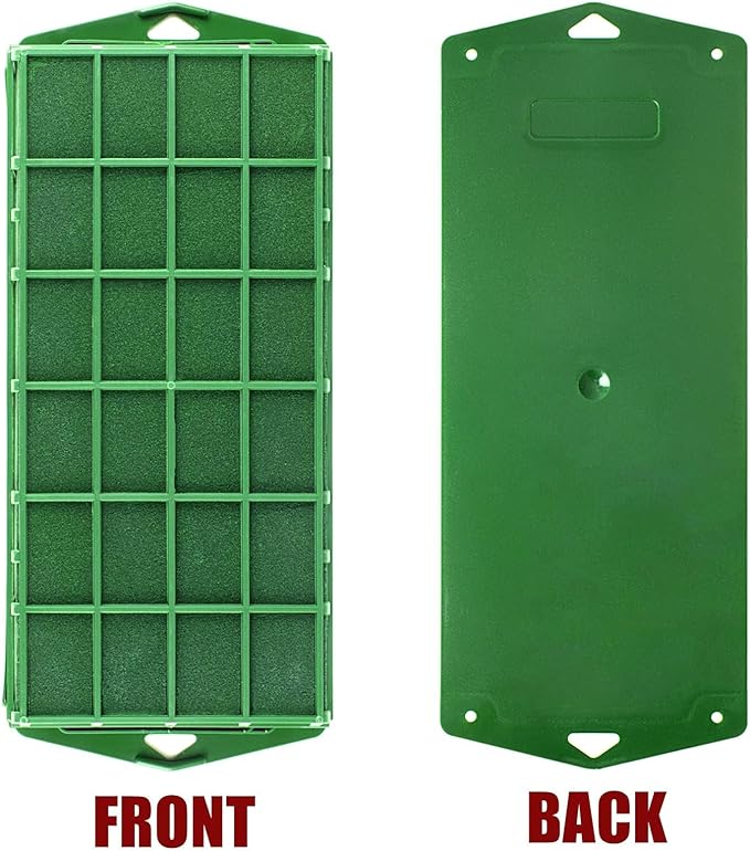 Takytao Floral Foam Cage, Dry Flower Cage Holders, Green Foam Cage Blocks for Fresh Flower Arrangements Decoration, Wedding, Interior and Garden
