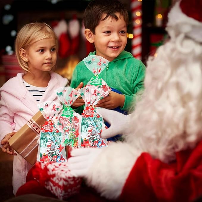 ANPHILE Christmas School Party Favors, 24 Pack Christmas Stationery Goodie Bags Xmas Bulk Classroom Gifts for Students Kids Holiday Gifts