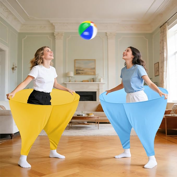 Granny Pants Yard Game Giant Granny Pants Outdoor Game Includes Bouncy Balls & Air Pumps Hilarious Outdoor Games for Adults and Family Backyard Gatherings Beach Games Team-Building Activities