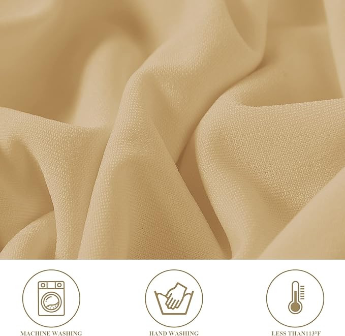 magalo 20 Pack Champagne Spandex Folding Waterproof Chair Cover, Stretch Chair Cover Protector for Wedding, Party, Dining Banquet and Other Special Events