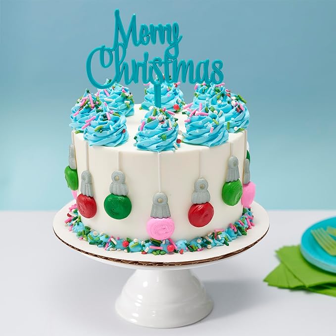 DECOPAC Merry & Bright Deluxe Fusion Mix Candy Sprinkles, 26oz, Fancy Christmas Sprinkles, Edible Festive Sprinkles For Celebration Cakes, Cupcakes, Cookies and Donuts, Multi