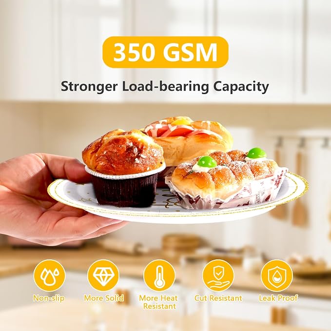 250 Pcs Happy Engagement Party Decorations White Gold Diamond Ring Plates Napkins Cups Disposable She Said Yes Tableware Set for Wedding Bridal Shower Just Engaged Party Supplies Serves 50