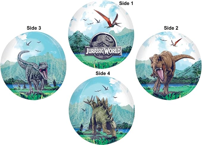 Jurassic Dinosaur World Birthday Party Supplies Orbz and Foil Balloon Bouquet Decorations