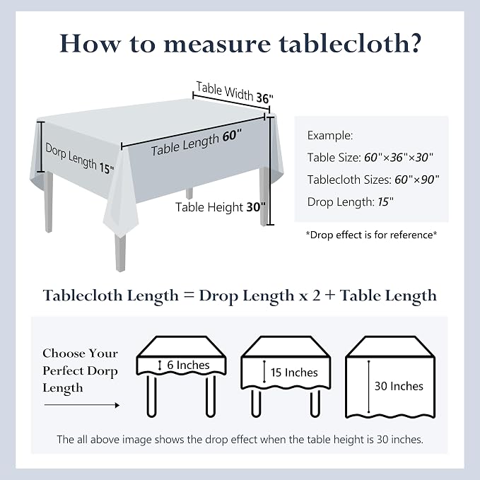 Linen World Linen Tablecloth,100% French Linen Navy Tablecloth 108" x 60" Inch,Washable Rectangular Tablecloth for Dining,Outdoor,Weddings and Restaurants,Decorative Thanksgiving Christmas