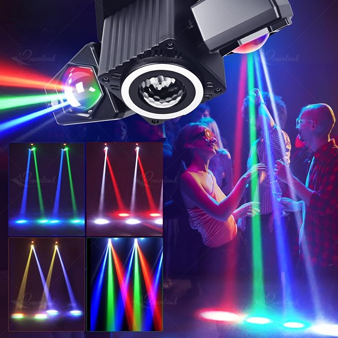 Dreamland Party Disco Light, Disco Ball Dj Light Sound Activated with Remote Control Stage Strobe for Parties KTV Christmas (Angel)