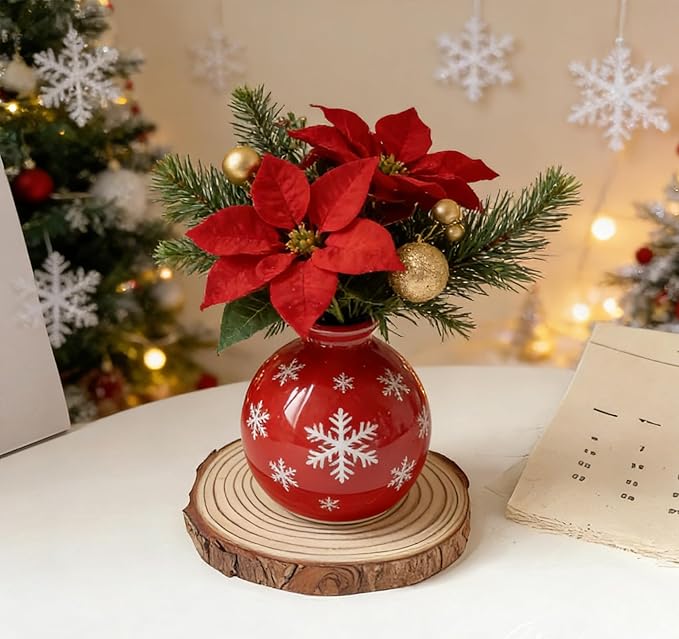 4.7-5.2 Inch Wood Slices, 10 Pcs Unfinished WoodCoasters, Wood Centerpieces for Tables, WoodCircles for Crafts, Rustic Wedding Decoration, Christmas Baby Shower