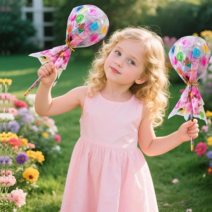 Rpefq Party Favors for Kids, 24 Pack Giant Lollipop-Shaped Stationery Set Return Gifts for Birthday Party,Fun Birthday Goodie Bags Classroom Rewards Students Gifts Class Prizes