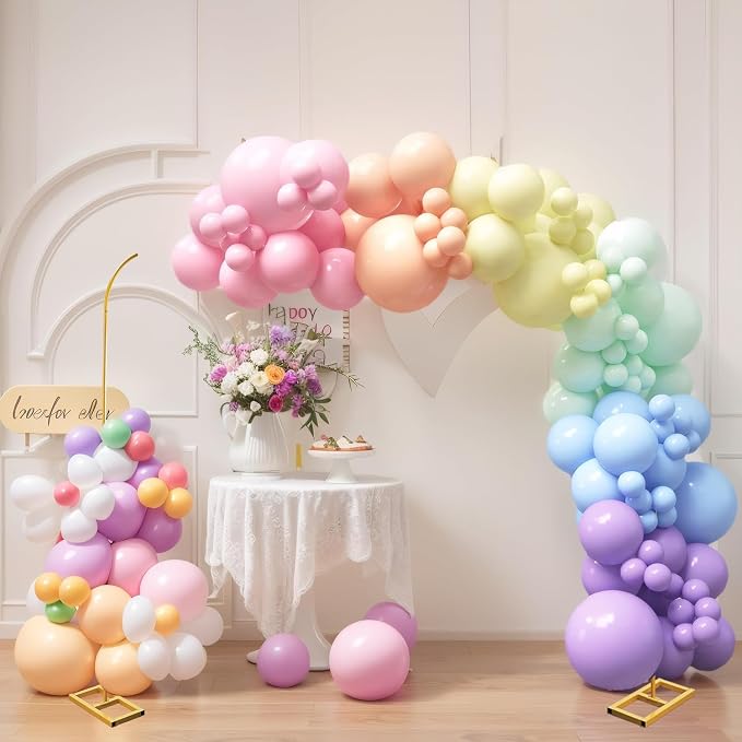 Wedding Arch Backdrop Stand, Metal Arch Stand Wedding Arch Frame Wedding Arches for Ceremony Gold Arch Backdrop Flower Arch Stand Floral Arch Birthday Party, Graduation Background Decoration