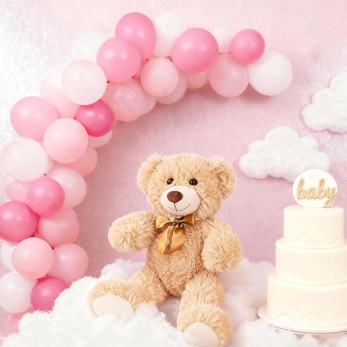 MaoGoLan Bulk Teddy Bear Baby Shower, 20 Packs Small Teddy Bear Stuffed Animals in Bulk,13.5" Small Stuffed Bears Plush for Wedding,Birthday,Christmas, Party Decorations