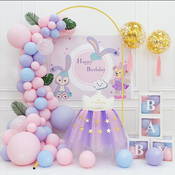 Quick Assembly 7.2FT Arch Backdrop Stand for Parties, Balloon Arch Stand, Wedding Arch Backdrop Stand, Lightweight & Sturdy for Birthday, Gradutation, Birdal Shower, Baby Shower, Anniversary, Wedding, New Year