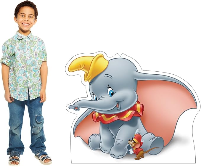 Cardboard People Dumbo Life Size Cardboard Cutout Standup - Disney's Dumbo