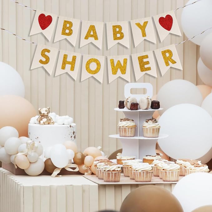 Custom Banner Kit, 28 Burlap Banner with 97 Felt Letters, Make Your Own Diy Customizable Kit for Birthday Wedding Party Decorations
