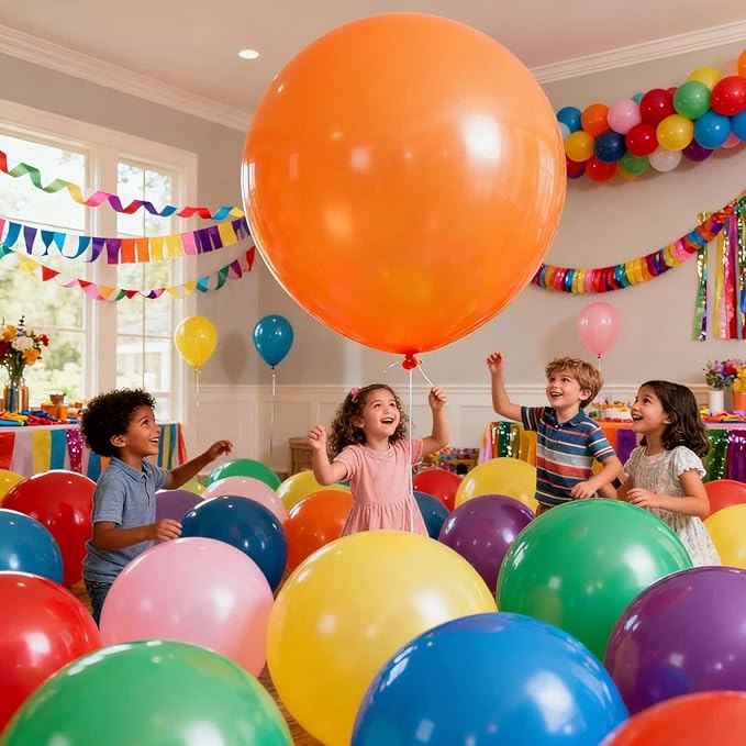 150 Pack 18-inch Large Balloons, 15 Vibrant Colors - Bulk for All Party Events Decorations