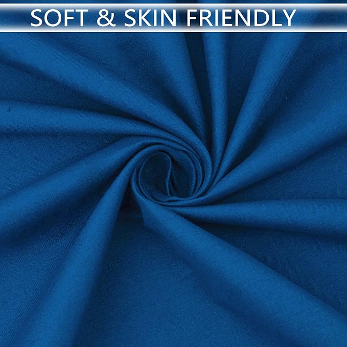 8 Packs Royal Blue Tablecloth Rectangle 60x102 Inch Rectangular Table Cloth For 6 Foot Rectangle Tables, Wrinkle Resistant Polyester Fabric Tablecloth Washable Table Cover For Wedding Party Buffet