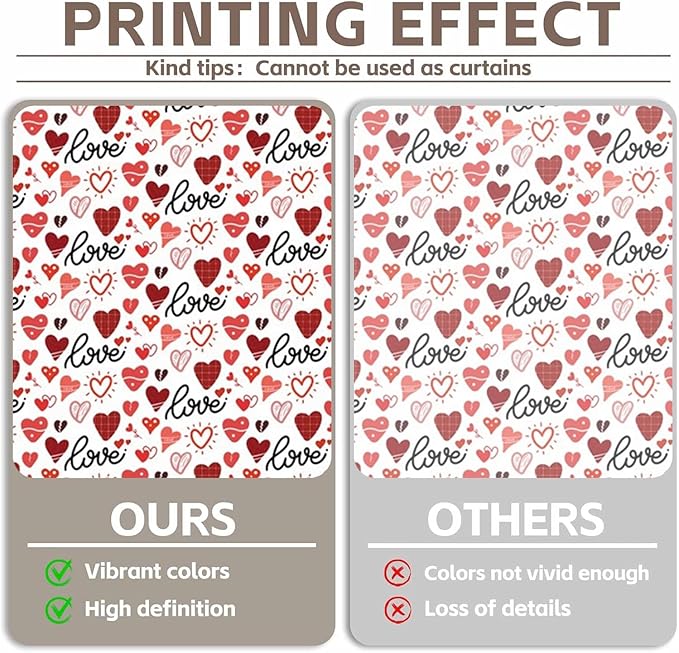 12x6ft Vinyl Valentines Backdrop White and Red Love Heart Photography Background Engagement Bridal Happy Valentine's Day Party Decorations Photo Props