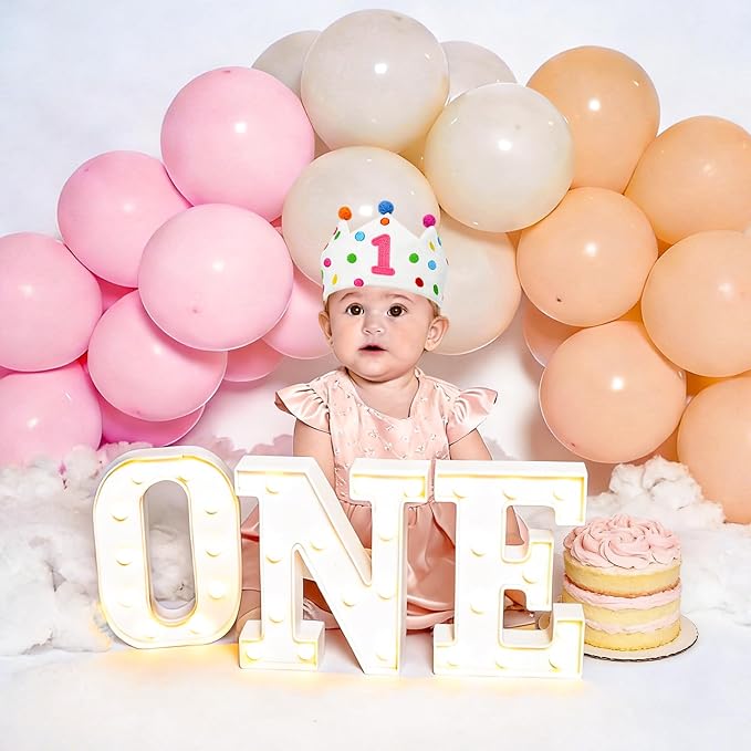 Personalized Hand Embroidered Birthday Hats Unique Happy Birthday Crowns Cute Party Hat for Boy Girl Fit All Ages