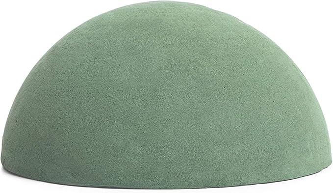 Bright Creations Flower Foam Round Half Balls - 7.8-Inch, 2-Pack - Sphere & Dome Shapes for Floral Arrangement & DIY Craft - Floral Foam Spheres