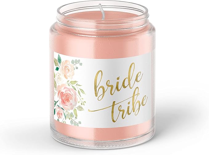 BRIDE TRIBE Mini Champagne Bottle Labels ● SET of 12 ● Bachelorette Party Mini Wine Label, Bride Squad Wine Labels, Bridal Shower Mini Champagne Labels, BUBBLY for My Bride Tribe WATERPROOF M612-BT-12
