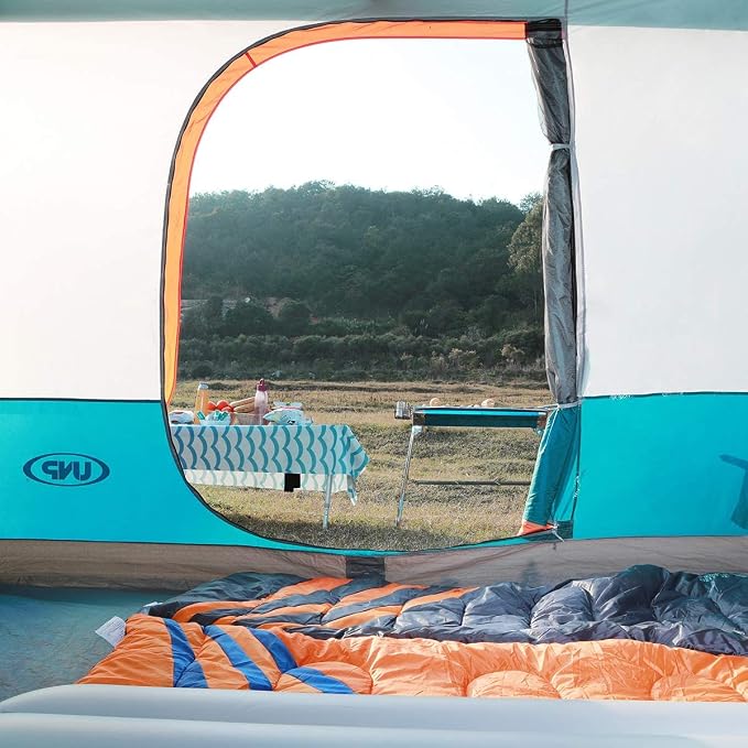 UNP Camping Canopy Tent - Inner Tent for 10' x 10' Pop Up Canopy, Simple Installation, Fully Vented Roof, Enclosed Canopy Space, Ocean Blue (Frame NOT Included)