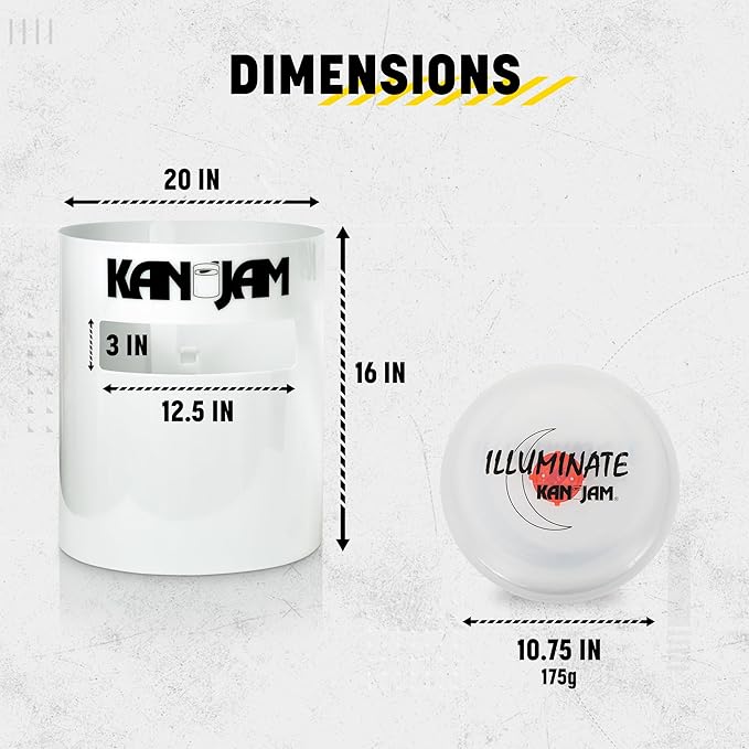 Kan Jam Disc Toss Game - American Made Outdoor Game for The Backyard, Beach, Park, Tailgates - Original, Illuminate, Pro, Travel Edition, and Carry Bag Only