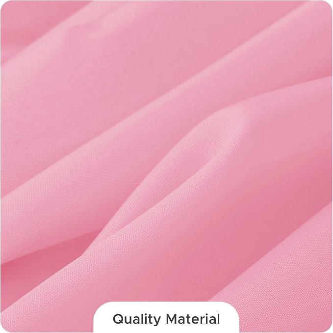 Fitable 8 Pack Rectangle Tablecloths: Stain Resistant Wrinkle Free Table Clothes, Washable Reusable Polyester Table Covers for Wedding Party Birthday Banquet Reception(Pink, 60x102 Inch)