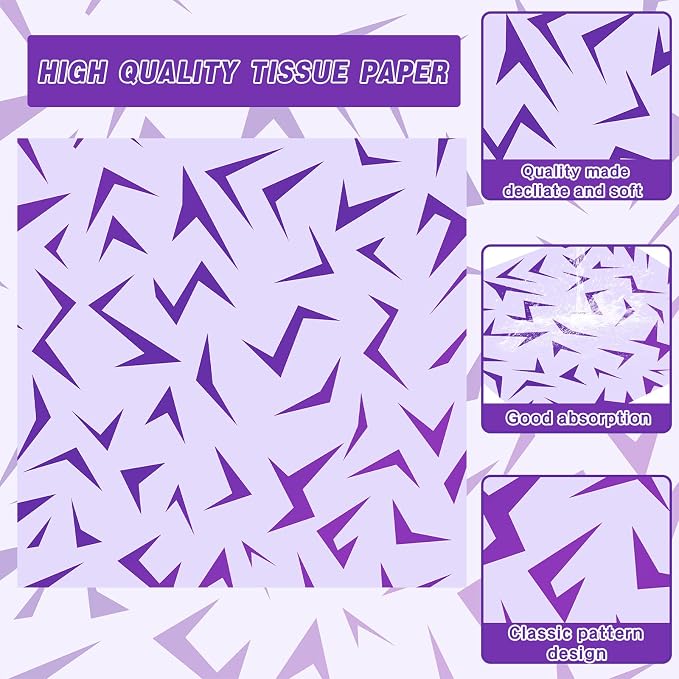 Demon Hunter Party Plates Set 140 Pieces, 20 Guests Heavy-Duty Disposable Dinnerware Set Includes Purple Holographic Laser Energy Pattern Plates, for Birthday Wedding for Party