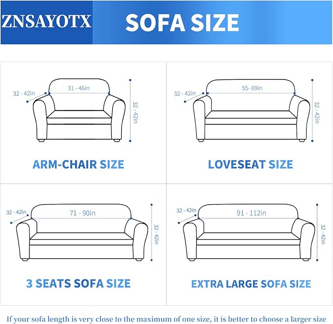ZNSAYOTX 1 Piece Jacquard Couch Covers for 3 Cushion Couch High Stretch Sofa Cover for Pets Dogs Anti Slip Extra Large Sofa Slipcovers Furniture Protector (XL Sofa, Light Grey)