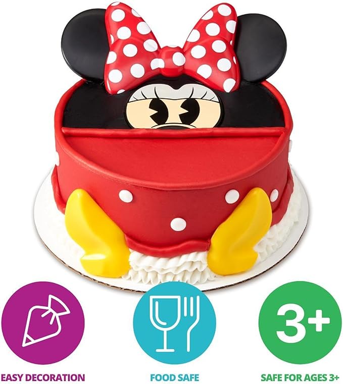 DecoSet® Disney's Minnie Mouse Creations Cake Topper, 6-Piece Disney's Minnie Mouse Cake Decoration