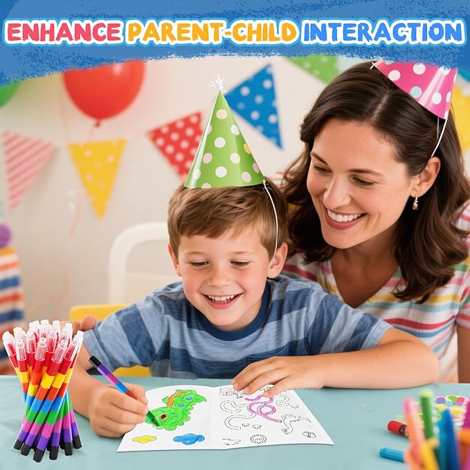 ZMLM 24 Pack Coloring Books for Kids with Crayons,Party Favors for Kids 4-8, Goodie Bags Stuffers for Toddlers, Classroom Prizes Birthday Return Gifts (Boys)