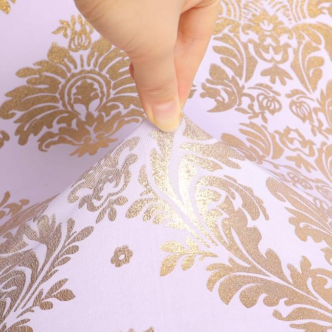 Pack of 1 Dining Chair Covers Bronzing Gold Flower Print Removable Washable Spandex Stretch Decorative Chair Slipcovers Set for Party Wedding Home Decorations - Gold+White