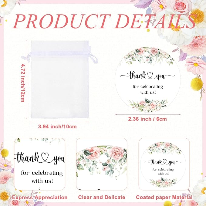 Reallnaive 30 Sets Bridal Shower Favors for Guests Happily Ever After Bride Acrylic Clear Shot Glasses with Thank You Tags and Organza Bag Wedding Party Favors Souvenir Gift for Bachelorette Bridal