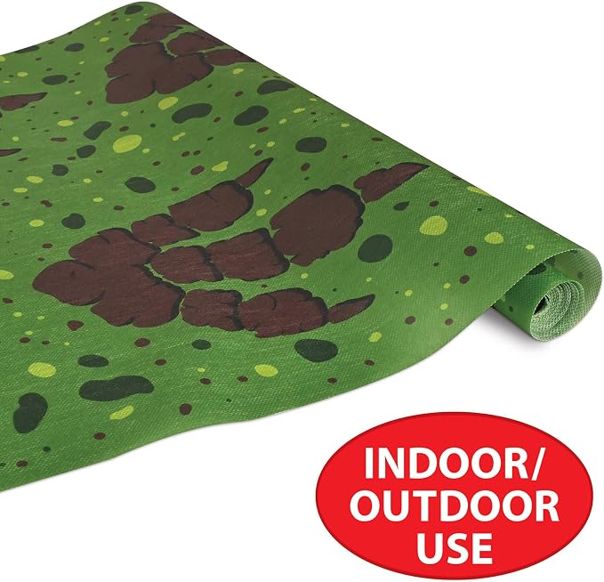 Beistle Dinosaur Tracks Floor Runner Dino Theme Party Decorations, Indoor/Outdoor Use
