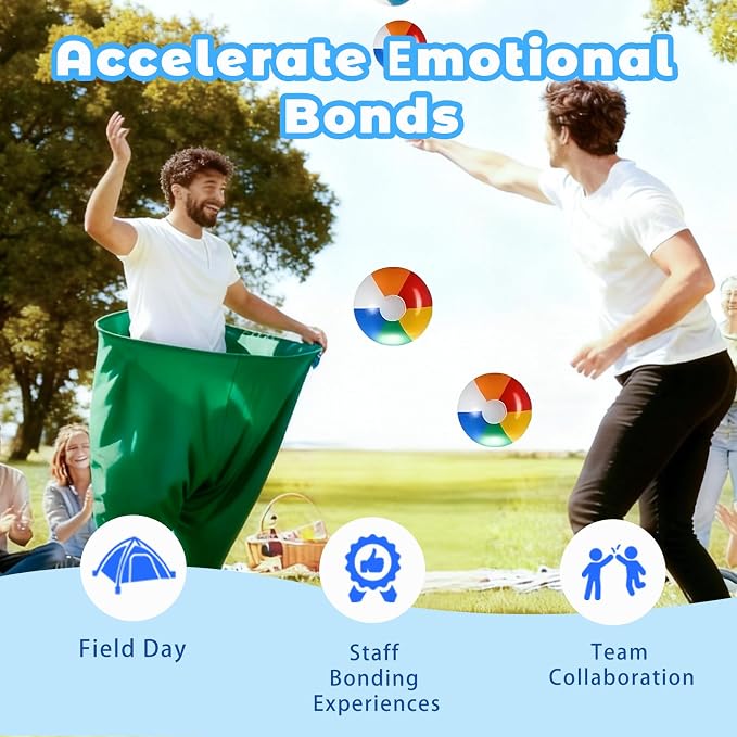 Granny Pants Yard Game Set for Kids & Adults, Funny Giant Outdoor Party Game with Oversized Pants & Balls, Backyard Lawn Family Game for Birthdays, Reunions & Team Activities ﻿