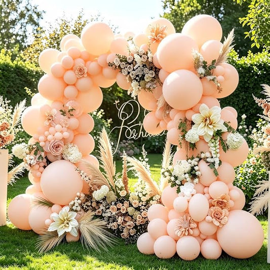 Light Pink Balloons, 98PCS Double Stuffed Blush Balloon Garland Arch Kit, 18/12/10/5 Inch Different Sizes for Birthday Party Graduation Wedding Anniversary Baby Shower Decorations