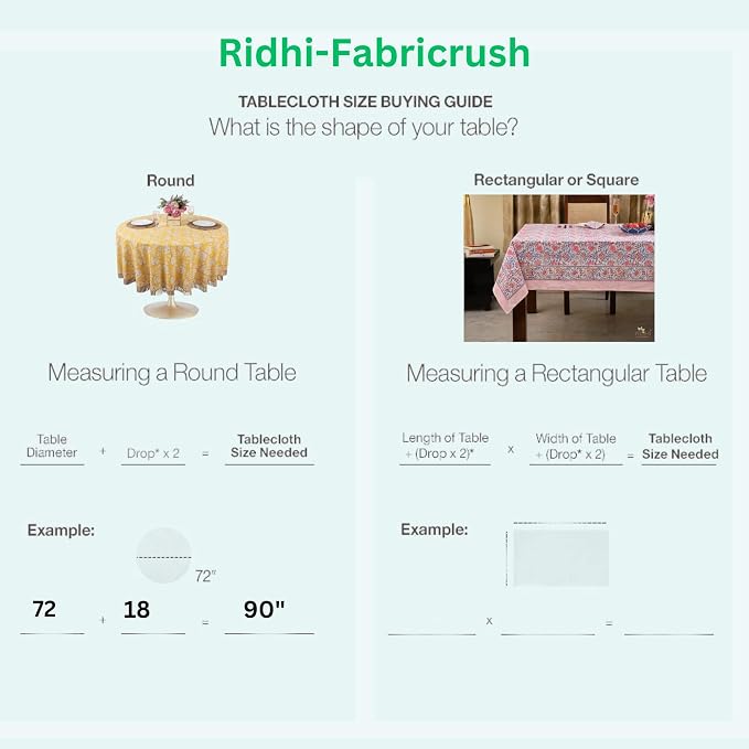 Ridhi Round Tablecloth Hand Block Print 100% Cotton Reusable Bubblegum Pink 132 Inch Table Cover Decorative Everyday Use for Dining, Home, Party, Wedding, Farmhouse Gift for Spring, Mother's Day