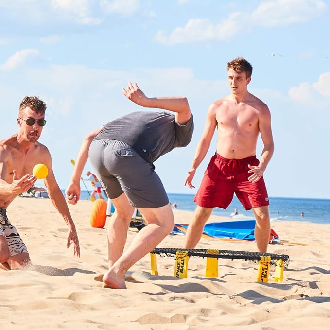 Spikeball 3 Ball Original Roundnet Game Set - Includes 3 Balls, net and Bag