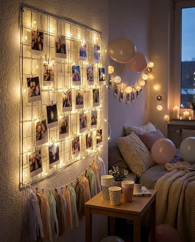 4Pack 132FT 400LED Fairy Lights Battery Operated with Remote & Timer | 8 Modes Twinkle String Lights Battery Powered Indoor Outdoor Waterproof for Bedroom Wedding Classroom Christmas Décor, Warm White