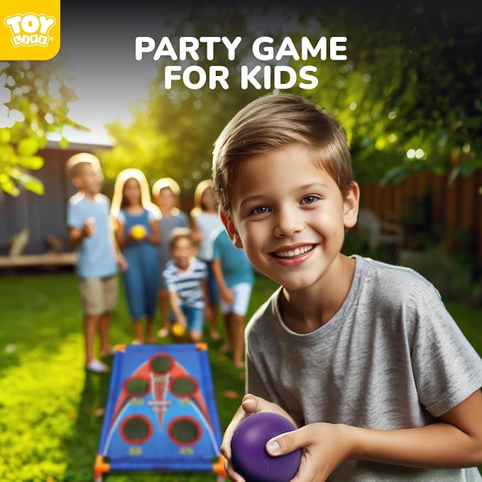 TOY Life Bean Bags Toss Game, Cornhole, Outdoor Toys for Kids Ages 4-8, Corn Hole, Cornhole Set, Sports & Outdoor Play Toys, Outside Toys for Kids Ages 4-8, Outdoor Activities for Kids, Backyard Toys