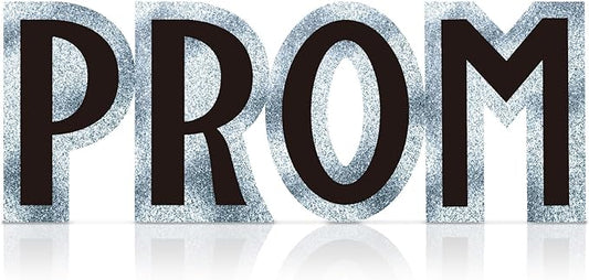 Thyle 7.1 ft Graduation Prom Letters Cardboard Cutout Stand-up Graduation Party Decoration Life-Size Sparkling Nights Backdrop Photo Props Standup for Prom Theme Nights Awards Dance Supplies