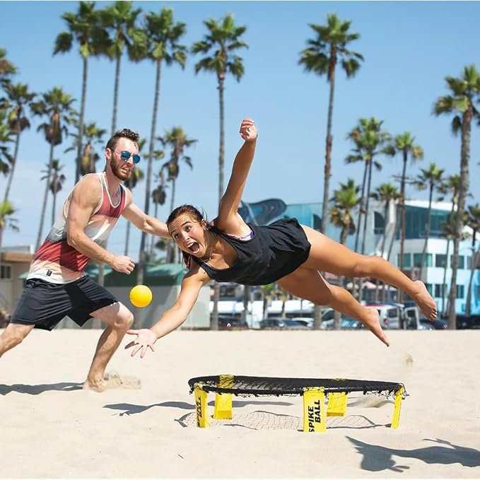 Spikeball 3 Ball Original Roundnet Game Set - Includes 3 Balls, net and Bag
