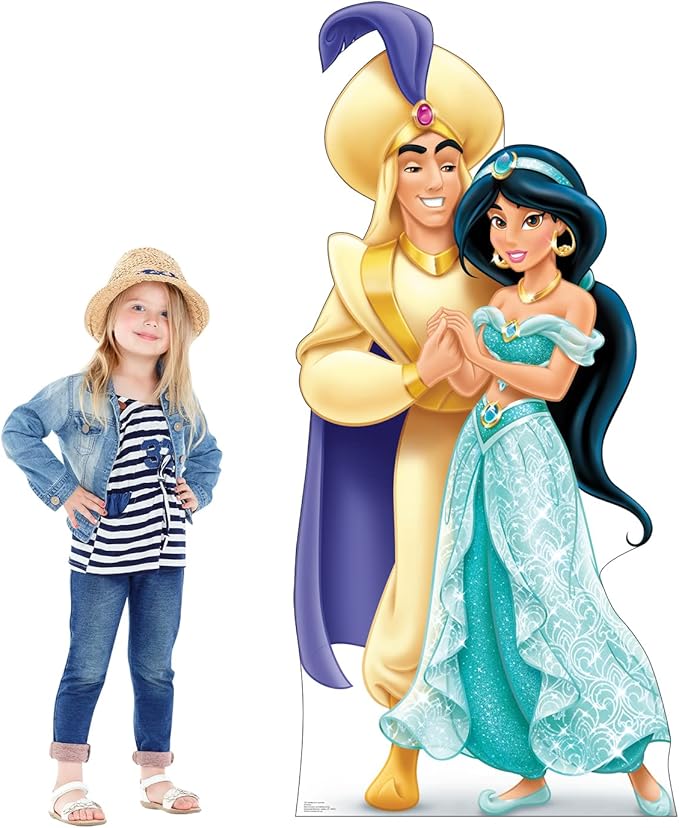 Cardboard People Aladdin and Jasmine Cardboard Cutout Standup - Disney